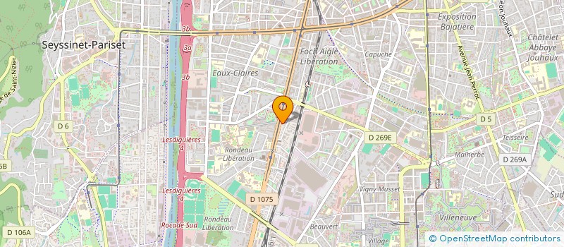 localisation de l'entreprise MADAME MAISSANE ADIM à GRENOBLE