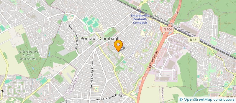 localisation de l'entreprise MADAME MAISSANE BACHIRI à PONTAULT-COMBAULT