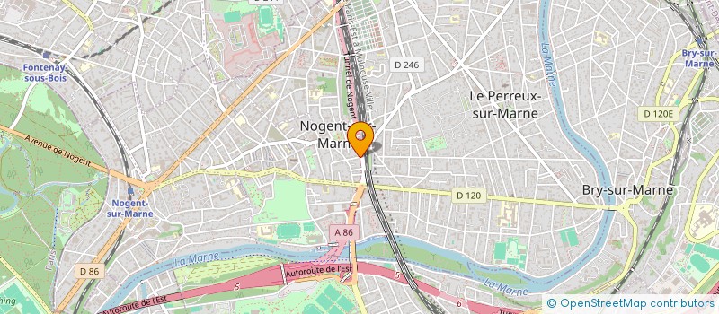 localisation de l'entreprise MADAME MAISSANE BENDAHMANE  NOGENT-SUR-MARNE