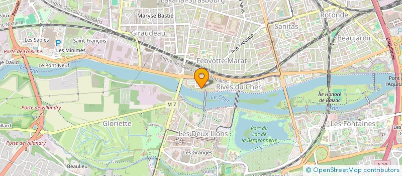 localisation de l'entreprise MADAME MAISSANE MOKDAR  TOURS