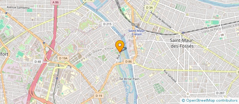 localisation de l'entreprise MADAME MAISSANE NAHHAS  CRETEIL