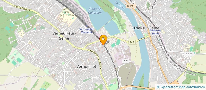localisation de l'entreprise MADAME MAISSANE NELLE à VERNOUILLET