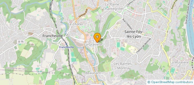 localisation de l'entreprise MADAME MAISSANE SEKLOULI  SAINTE-FOY-LES-LYON