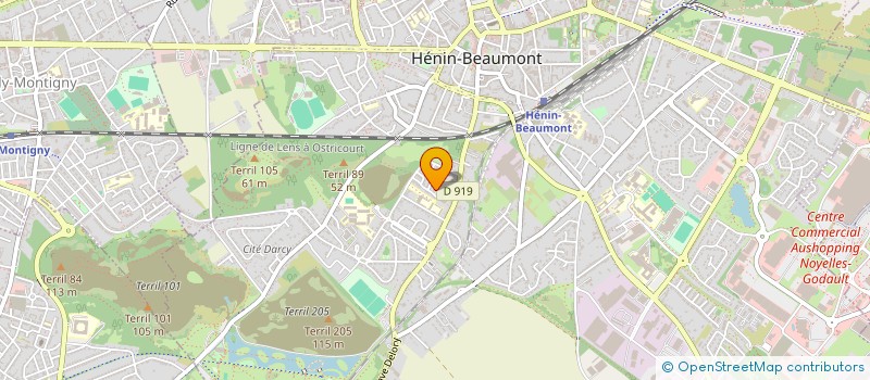 localisation de l'entreprise MADAME MAISSANE YOUNSI  HENIN-BEAUMONT