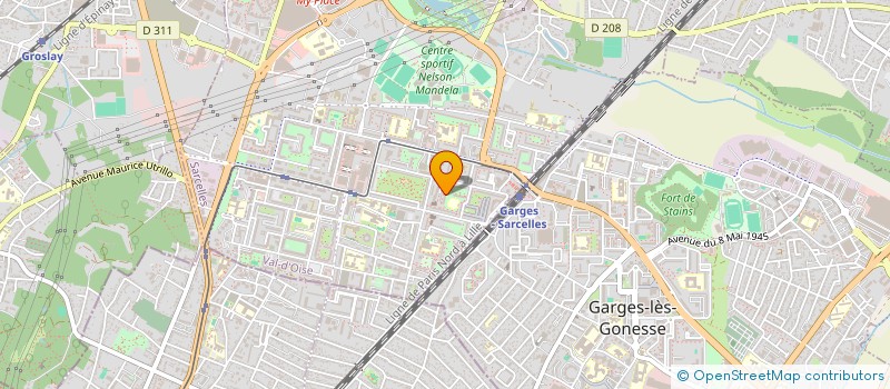 localisation de l'entreprise MADAME MAISSANE ZITOUNI à SARCELLES