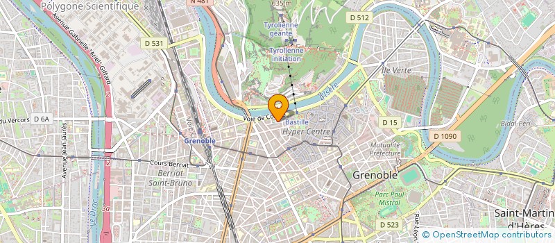 localisation de l'entreprise MADAME MAITE ALVAREZ  GRENOBLE