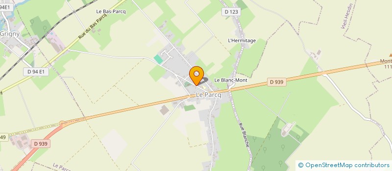 localisation de l'entreprise MADAME MAITE BACHIMONT  LE PARCQ