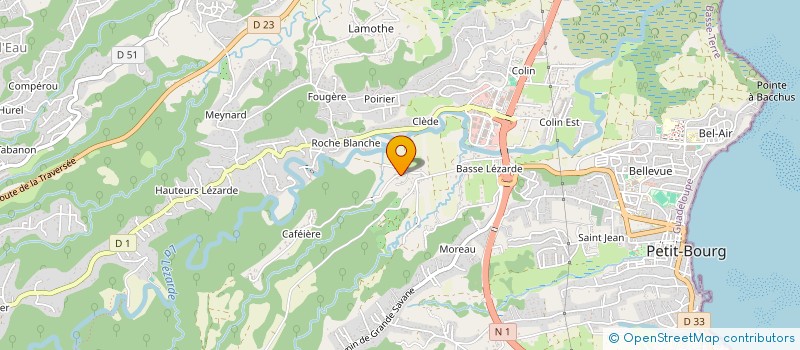 localisation de l'entreprise MADAME MAITE BALTIDE  PETIT-BOURG