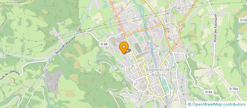 localisation de l'entreprise MADAME MAITE BARBERO  BAGNERES-DE-BIGORRE
