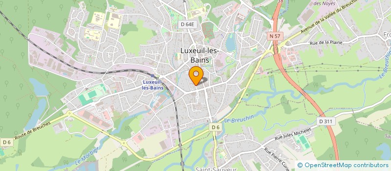 localisation de l'entreprise MADAME MAITE BERTO  LUXEUIL-LES-BAINS