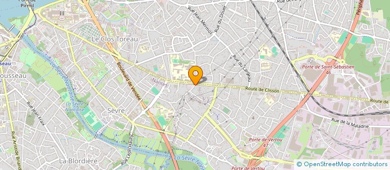 localisation de l'entreprise MADAME MAITE BOKPE à NANTES