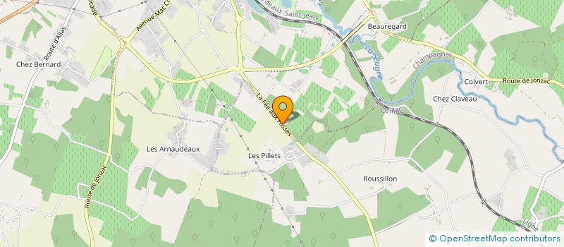 localisation de l'entreprise MADAME MAITE BOUTHINON à JONZAC