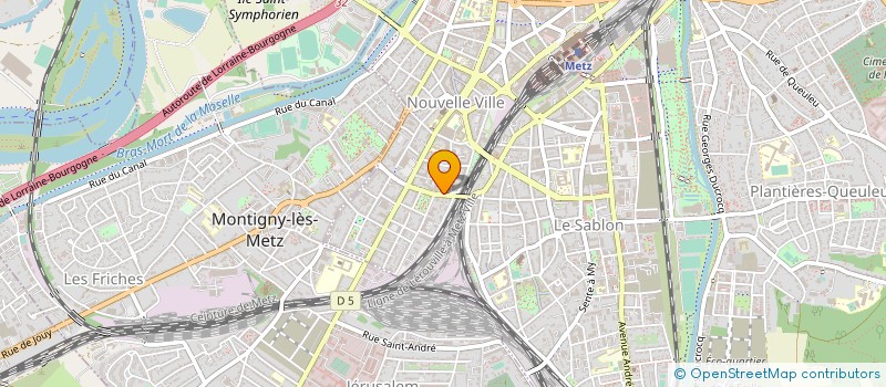 localisation de l'entreprise MADAME MAITE BROQUIN à METZ