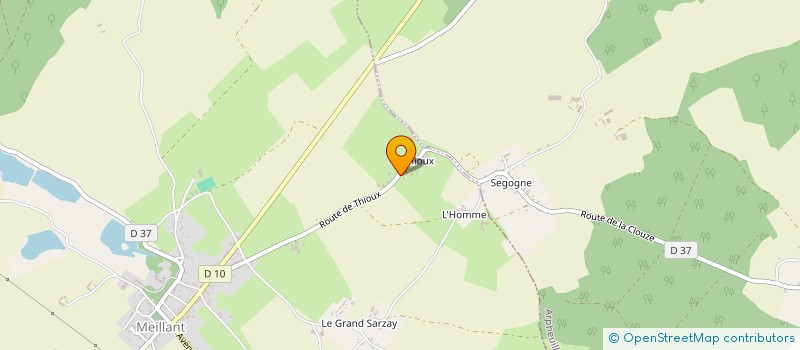 localisation de l'entreprise MADAME MAITE BROSSARD  MEILLANT