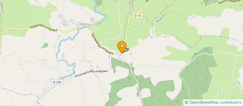 localisation de l'entreprise MADAME MAITE CELINE CATHY DESAUNAY  AICIRITS-CAMOU-SUHAST