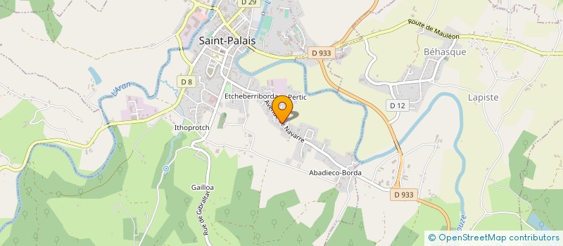 localisation de l'entreprise MADAME MAITE CHABAY à SAINT-PALAIS