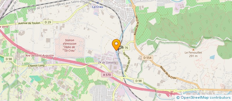 localisation de l'entreprise MADAME MAITE COUSSANTIEN  LA CRAU