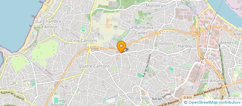 localisation de l'entreprise MADAME MAITE DAGUERRE  ANGLET