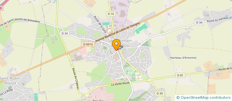 localisation de l'entreprise MADAME MAITE DAMBRY  SAINT-ROMAIN-DE-COLBOSC