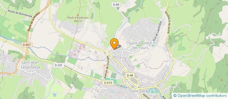 localisation de l'entreprise MADAME MAITE DAMIENS  SAINT-LAURENT-LES-TOURS