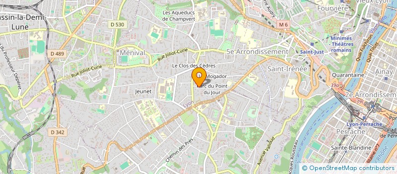 localisation de l'entreprise MADAME MAITE DANJOU  LYON