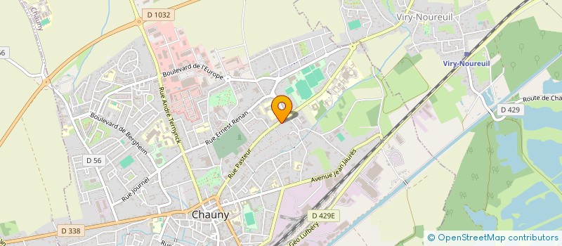 localisation de l'entreprise MADAME MAITE DELFORGE  CHAUNY