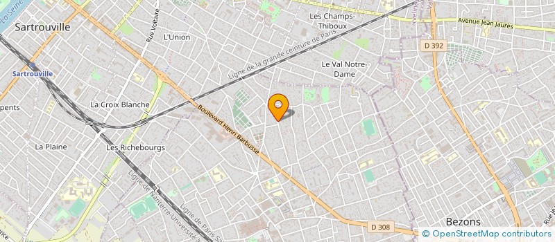 localisation de l'entreprise MADAME MAITE DEMOTIER  HOUILLES