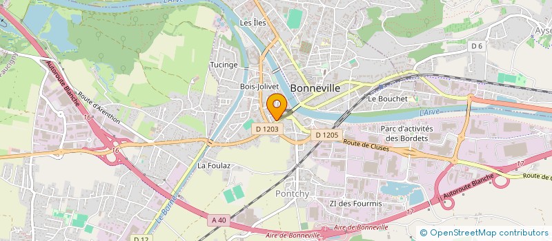 localisation de l'entreprise MADAME MAITE DIAS  BONNEVILLE