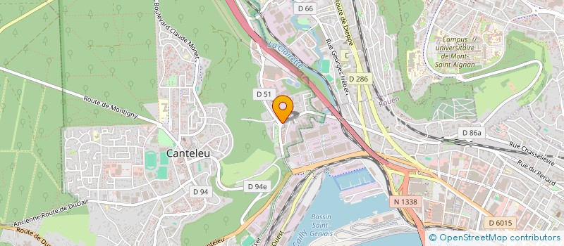 localisation de l'entreprise MADAME MAITE DUPUIS  CANTELEU