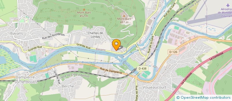 localisation de l'entreprise MADAME MAITE FEUVRIER  BAVANS