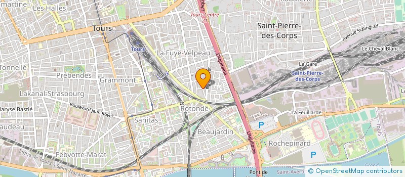 localisation de l'entreprise MADAME MAITE GRANGE  TOURS