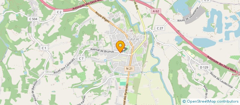 localisation de l'entreprise MADAME MAITE HAUATA  LAYRAC