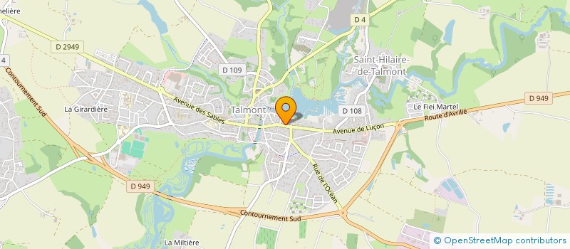 localisation de l'entreprise MADAME MAITE IBARRECHE  TALMONT-SAINT-HILAIRE