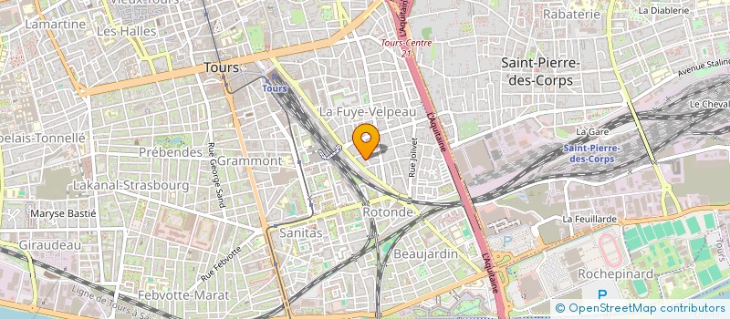 localisation de l'entreprise MADAME MAITE LAINELLE  TOURS