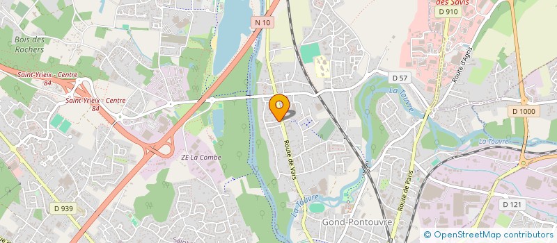 localisation de l'entreprise MADAME MAITE LARTIGUE  GOND-PONTOUVRE