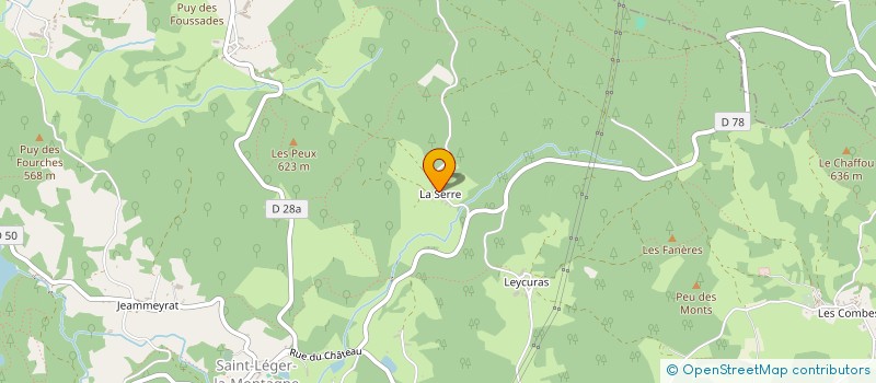 localisation de l'entreprise MADAME MAITE LEDOUX  SAINT-LEGER-LA-MONTAGNE