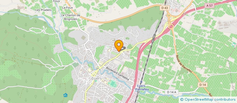 localisation de l'entreprise MADAME MAITE LEDUC  CUERS