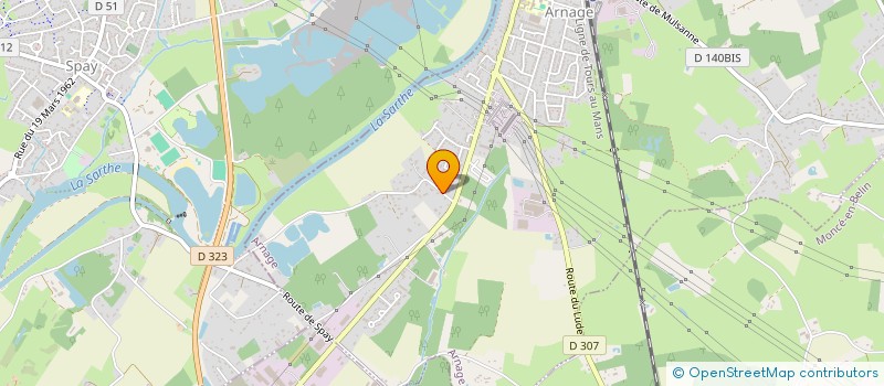 localisation de l'entreprise MADAME MAITE LEDUC  BONNETABLE