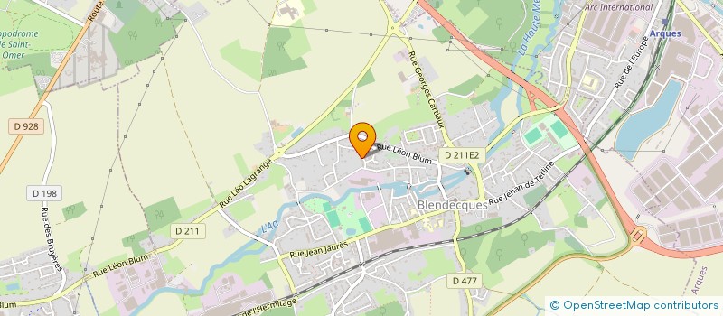 localisation de l'entreprise MADAME MAITE MAHIEU  BLENDECQUES