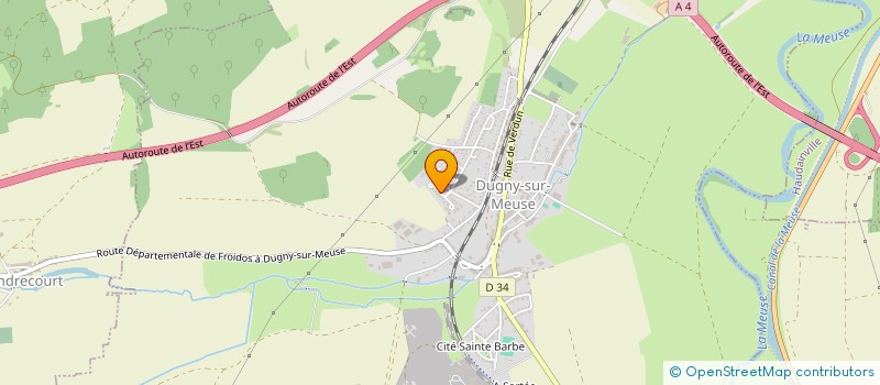 localisation de l'entreprise MADAME MAITE MARTIN  DUGNY-SUR-MEUSE