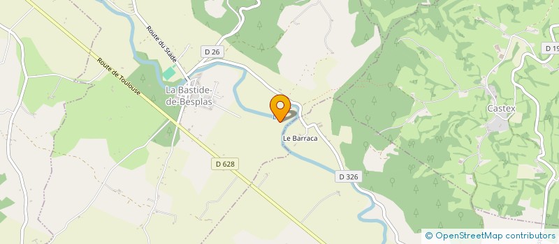 localisation de l'entreprise MADAME MAITE MILIAN à LA BASTIDE-DE-BESPLAS