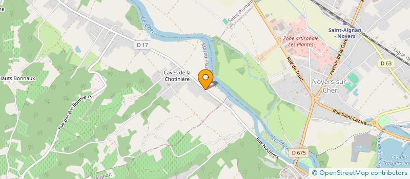 localisation de l'entreprise MADAME MAITE MOREL  MAREUIL-SUR-CHER