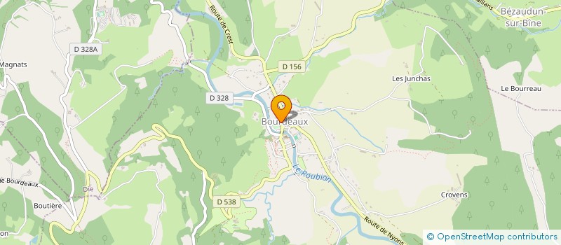 localisation de l'entreprise MADAME MAITE ORAY  BOURDEAUX