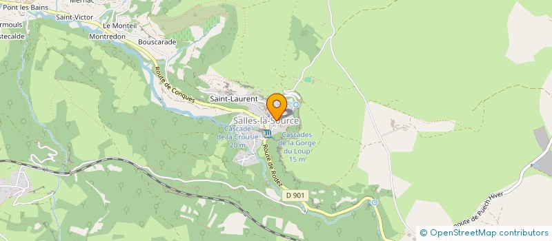 localisation de l'entreprise MADAME MAITE PALOS  SALLES-LA-SOURCE