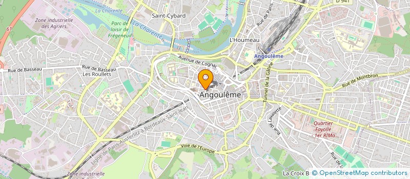 localisation de l'entreprise MADAME MAITE PINEAU à ANGOULEME
