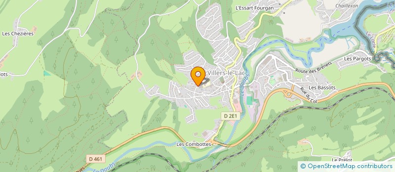 localisation de l'entreprise MADAME MAITE PLANCON à VILLERS-LE-LAC