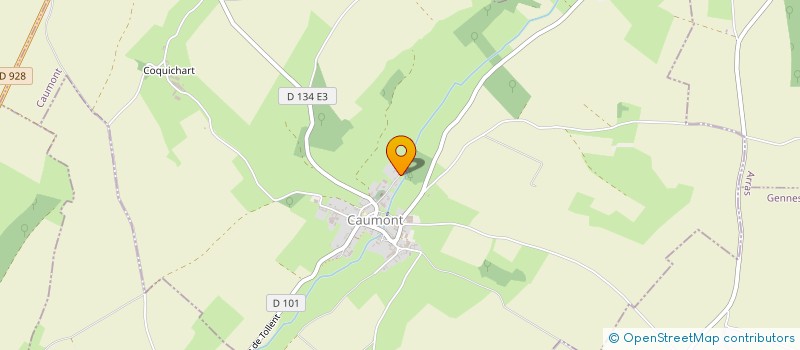 localisation de l'entreprise MADAME MAITE POULEUR  CAUMONT