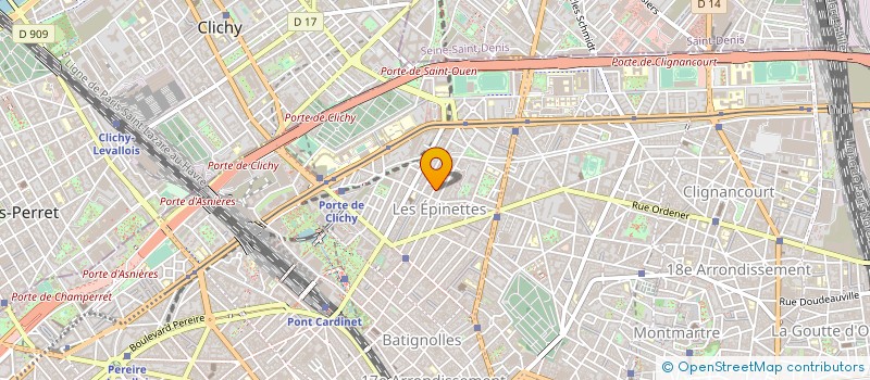 localisation de l'entreprise MADAME MAITE ROBIN  PARIS