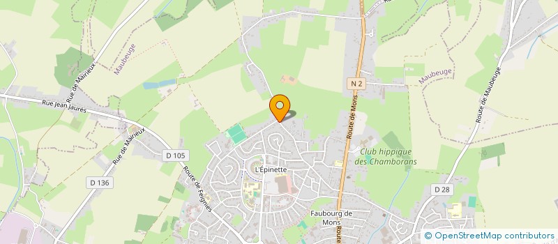 localisation de l'entreprise MADAME MAITE ROSILLO VAZQUEZ  MAUBEUGE