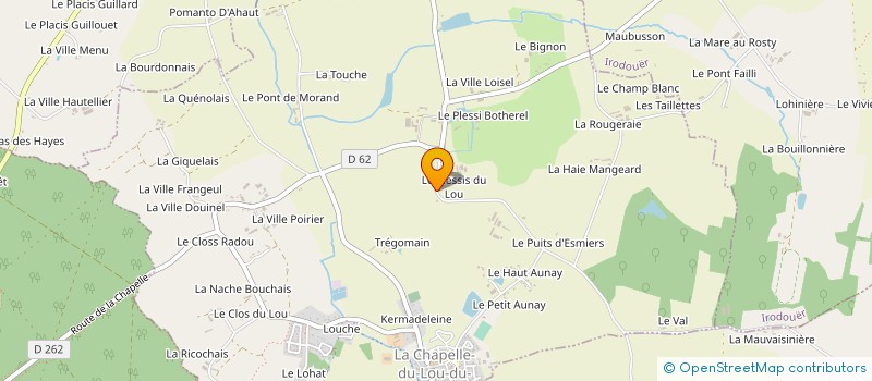 localisation de l'entreprise MADAME MAITE ROUAULT à LA CHAPELLE DU LOU DU LAC